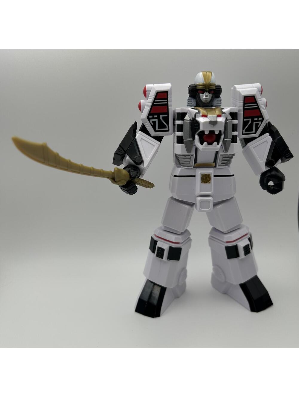2022 Mighty Morphin 7" Power Rangers White Tigerzord Warrior With Sword